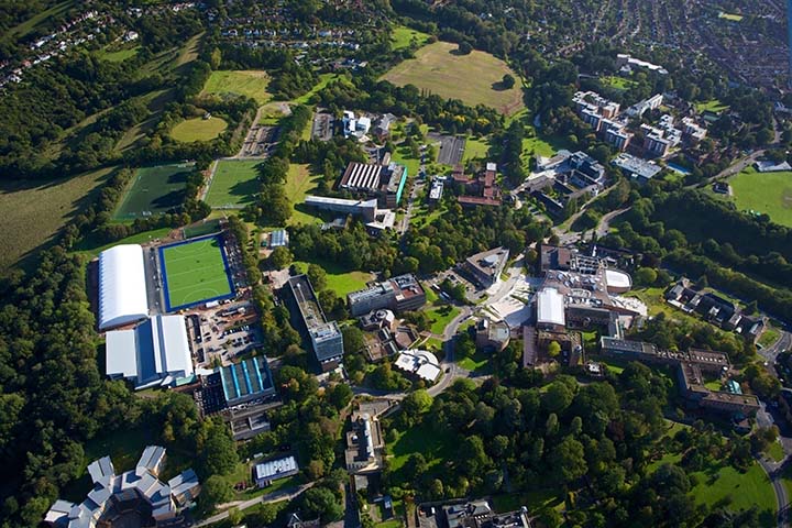 Aerial view of Exeter campus