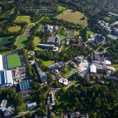 Aerial view of Exeter campus